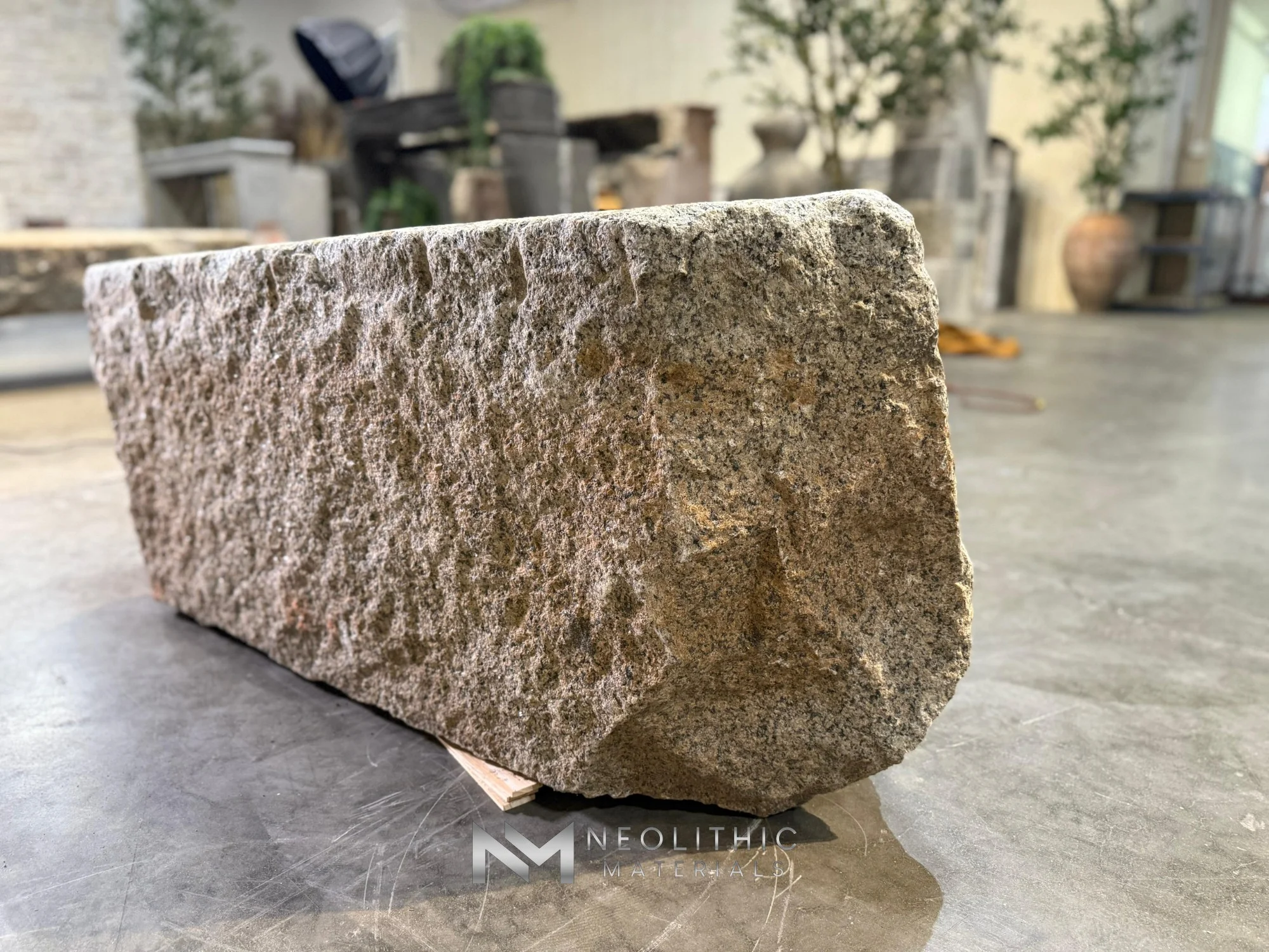 Antique Granite Bench - Image 3